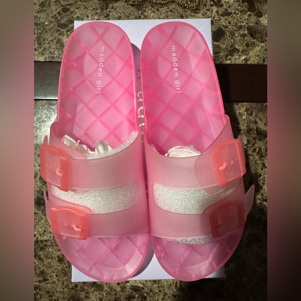 🩷 ***NEW***Lt Pink pool slides size 10